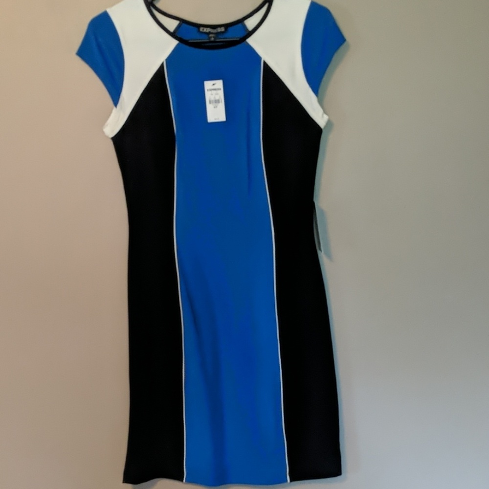 BNWT Express Color Block Dress Size Small